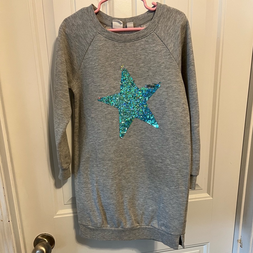 GAP Girl’s Star Flip Sequence Dress